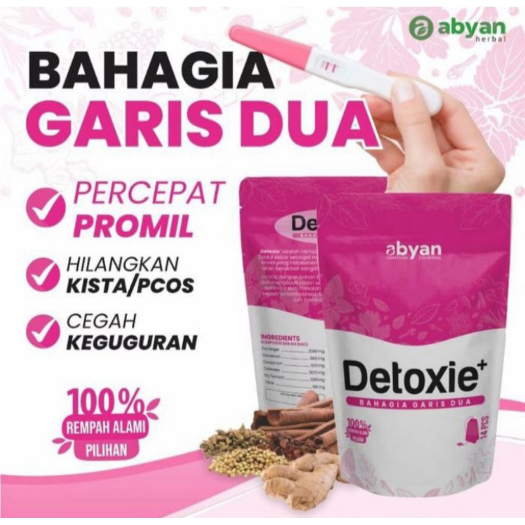 

1 pak detoxie ramuan promil program hamil herbal alami ala dr. zaidul akbar isi 14pcs