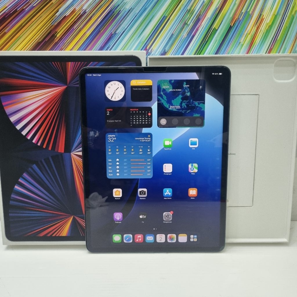 iPad Pro M1 | 512GB | Wifi Only | 12.9" inch | Second Mulus Garansi Resmi iBox