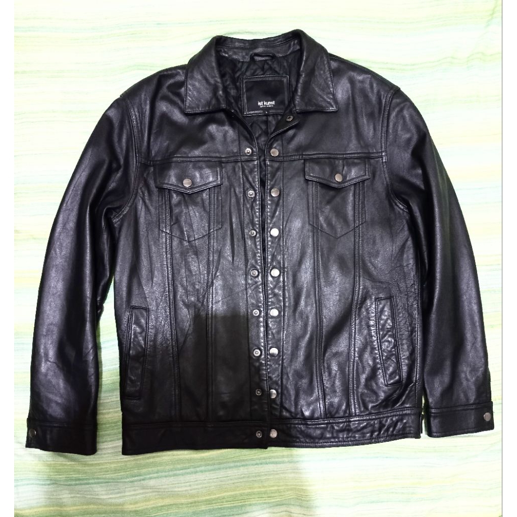 IST KUNST Jaket Kulit ,model trucker