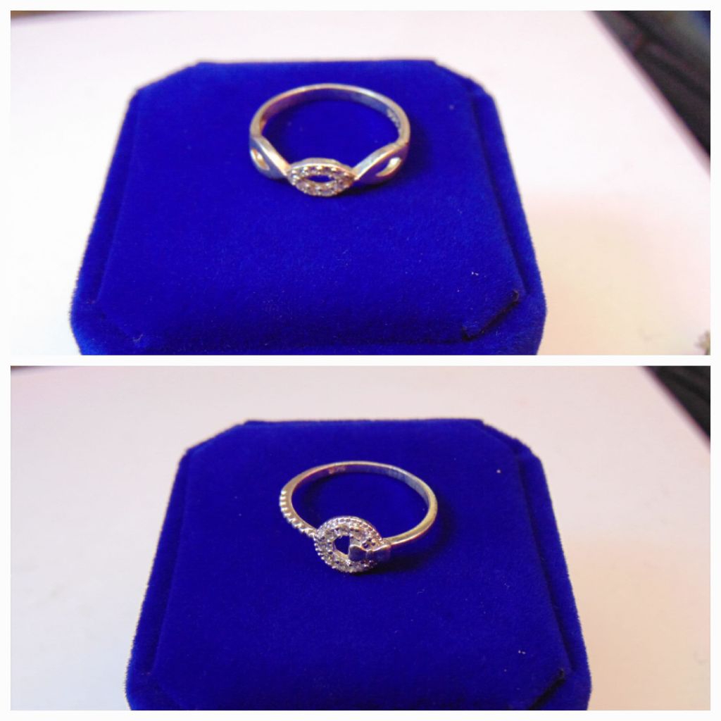 Cincin Perak Wanita Dewasa/Perak Asli 926/Lapis Emas Putih/Cincin Fashion Terbaru