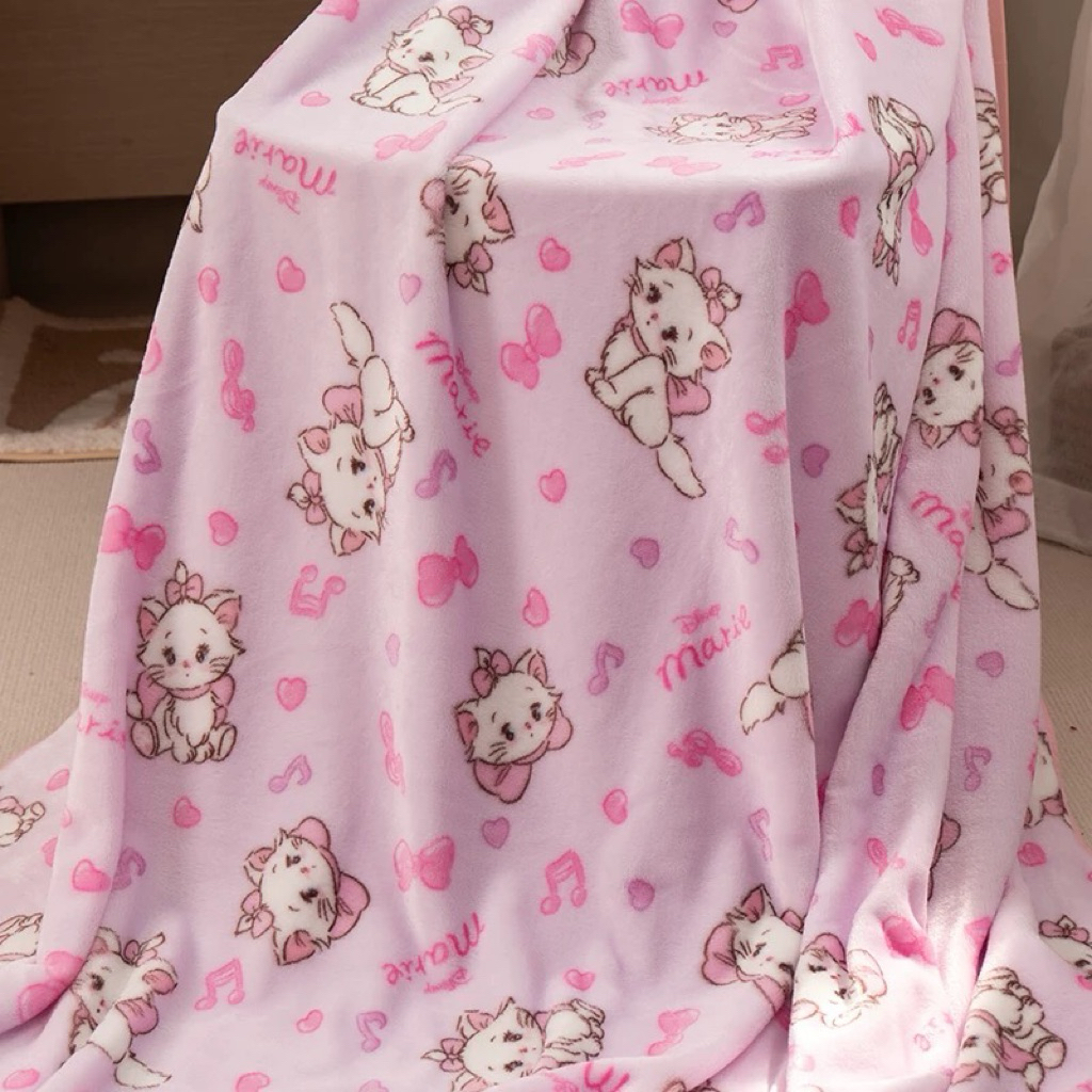 [PREORDER] Selimut Flanel Marie Cat – Imut, Hangat & Nyaman 150x200 cm