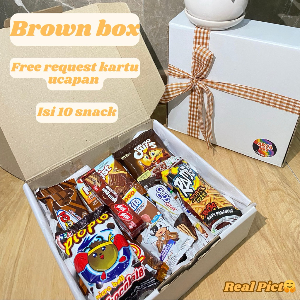 

Snack Hampers / Gift Box / Gift Box Snack / Hampers Snack Box / Bingkisan Snack / Gift Snack Box / Kado Ulang Tahun / Haidah Ulang Tahun / Hampers Snack Coklat by ArtaJoy
