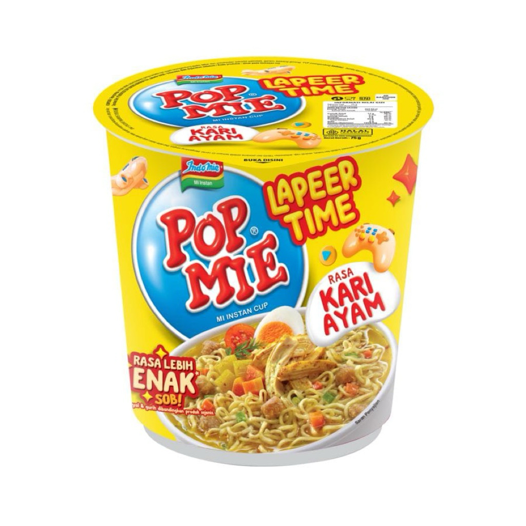 

POP MIE RASA KARI AYAM 75 GRAM