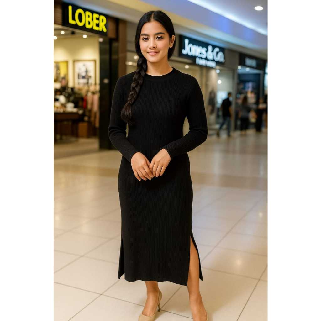 TUNIK RAJUT BELAH SAMPING // Tunik Rajut Belah Samping // Tunik Rajut Dewasa // Tunik Rajut Remaja