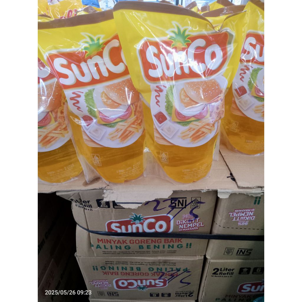 

minyak goreng sunco 2L tidak PO hanya antri pengiriman