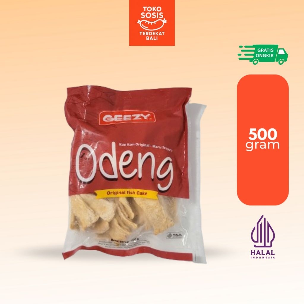 

Geezy Odeng 500 gram | Fish Cake Kue Ikan Original