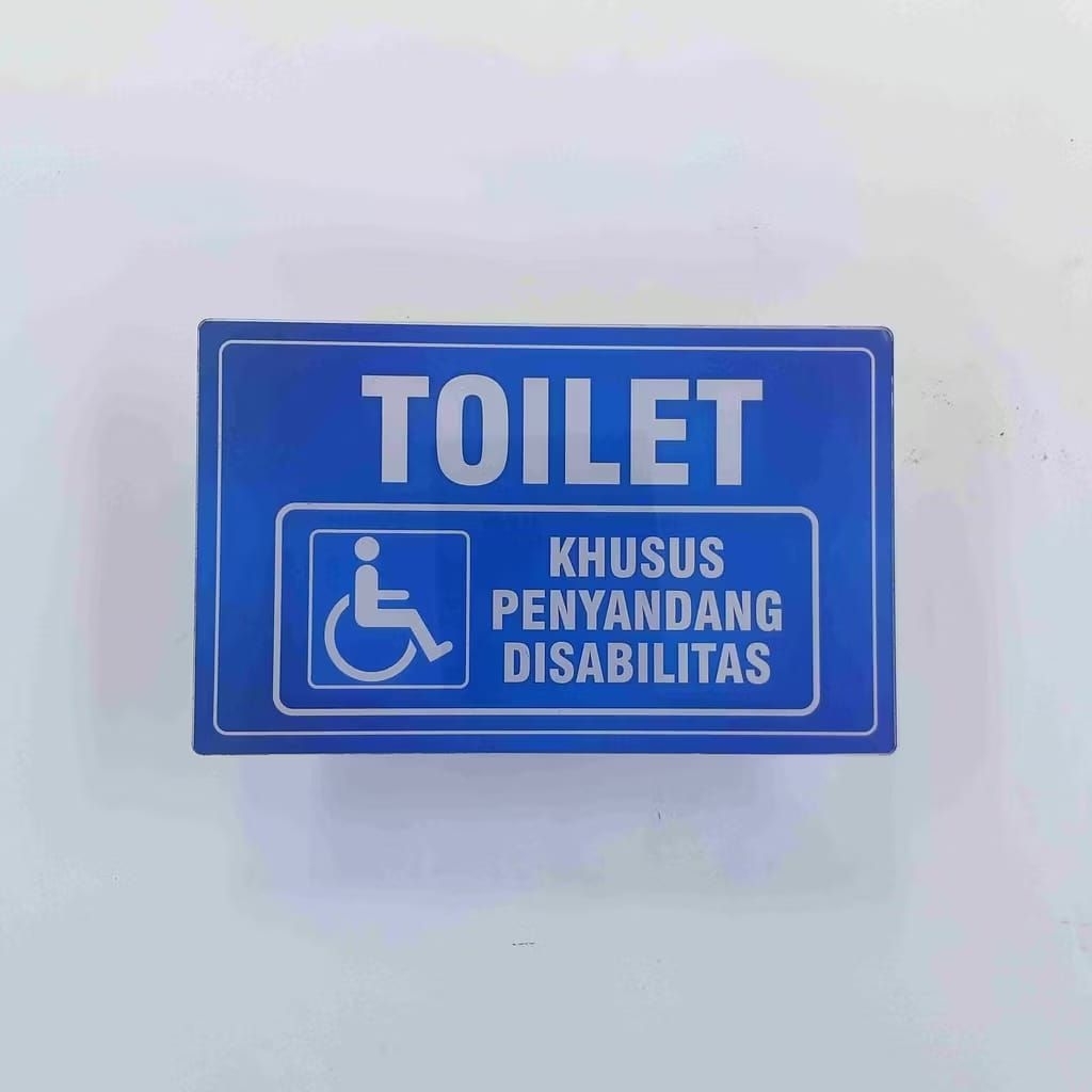 Akrilik Toilet Khusus Disabilitas, Toilet Penyandang Difabel, Disabilitas