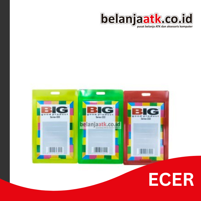 

[ECER] ID Card/Name Tag BIG Deluxe 333