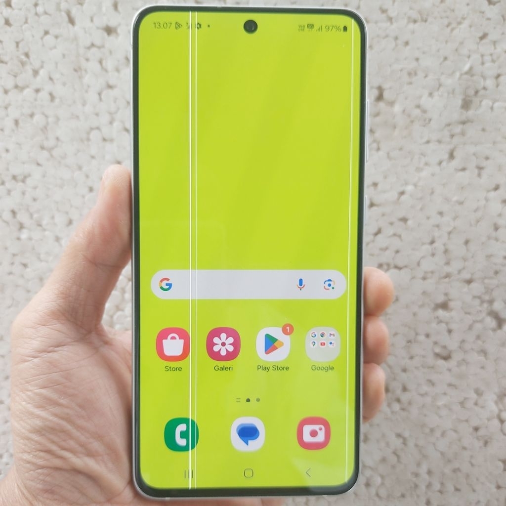 Handphone Hp Samsung Galaxy S21 FE 5G Second 8/256 GB NFC Eks Resmi Sein Mulus Original