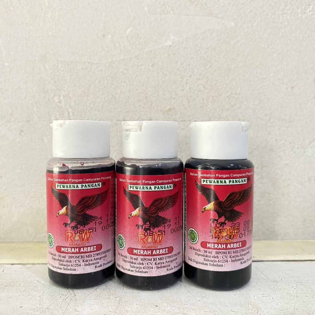 

Pewarna rajawali MERAH ARBEI 30ml | pewarna merah tua