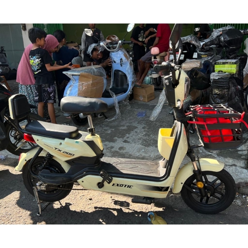 Sepeda Listrik exotic groza tx200 (seken, kondisi bagus)