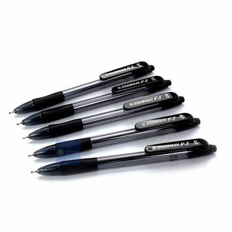 

PULPEN SNOWMAN V5 Hitam 0.7mm Eceran (1 PCS)