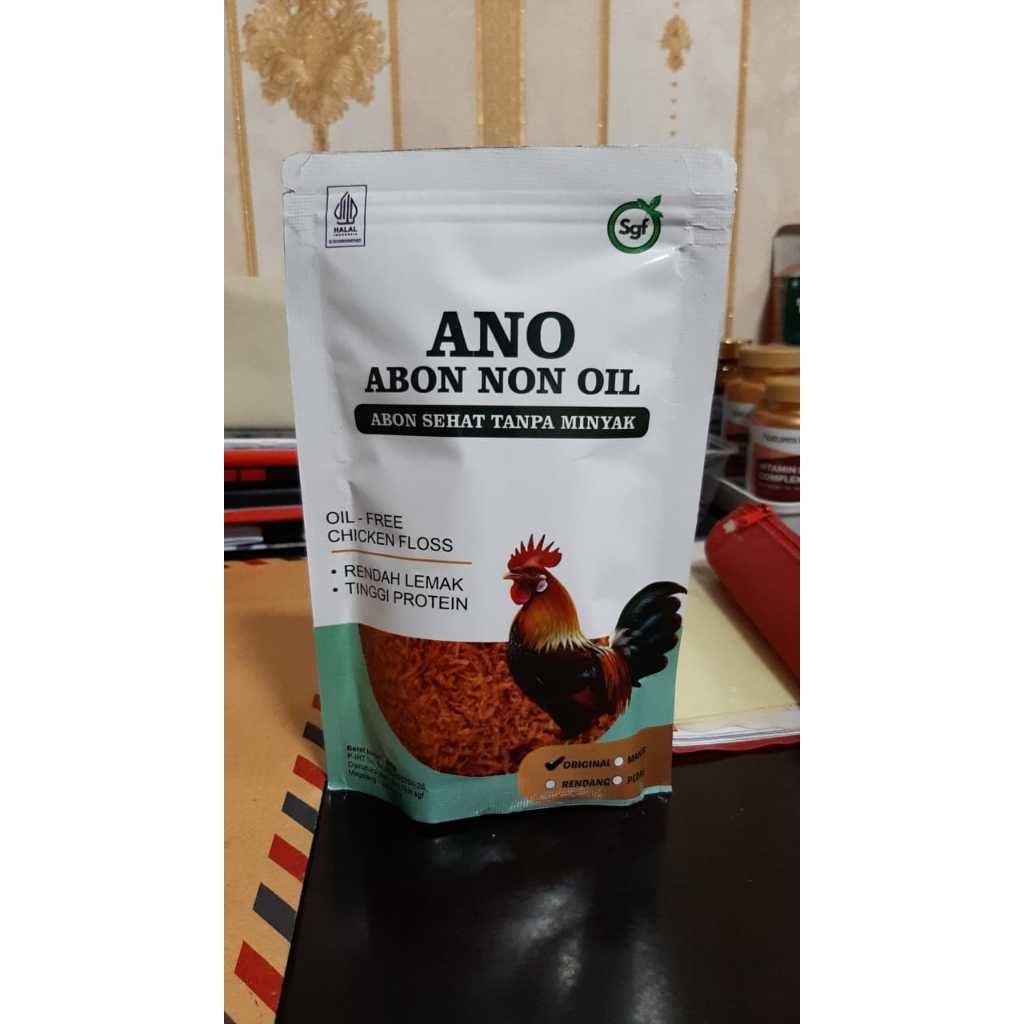 

Abon Non Oil 100% Abon Ayam Kampung Organik Rendah Lemak Tinggi protein