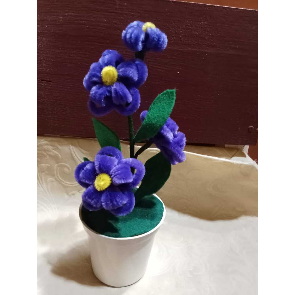 Hiasan Rumah | Bunga Kawat Bulu