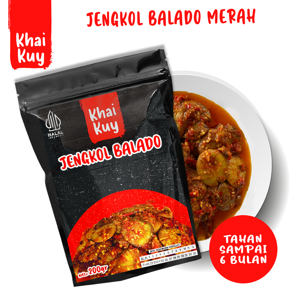 

Khaikuy - Jengkol Balado Merah 200gr