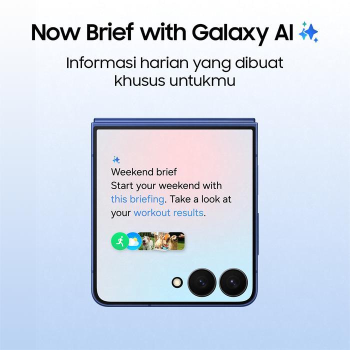 Samsung Galaxy Z Flip7 12/256GB | Smartphone AI | Hp Lipat | Kamera 50MP | 4300 mAh