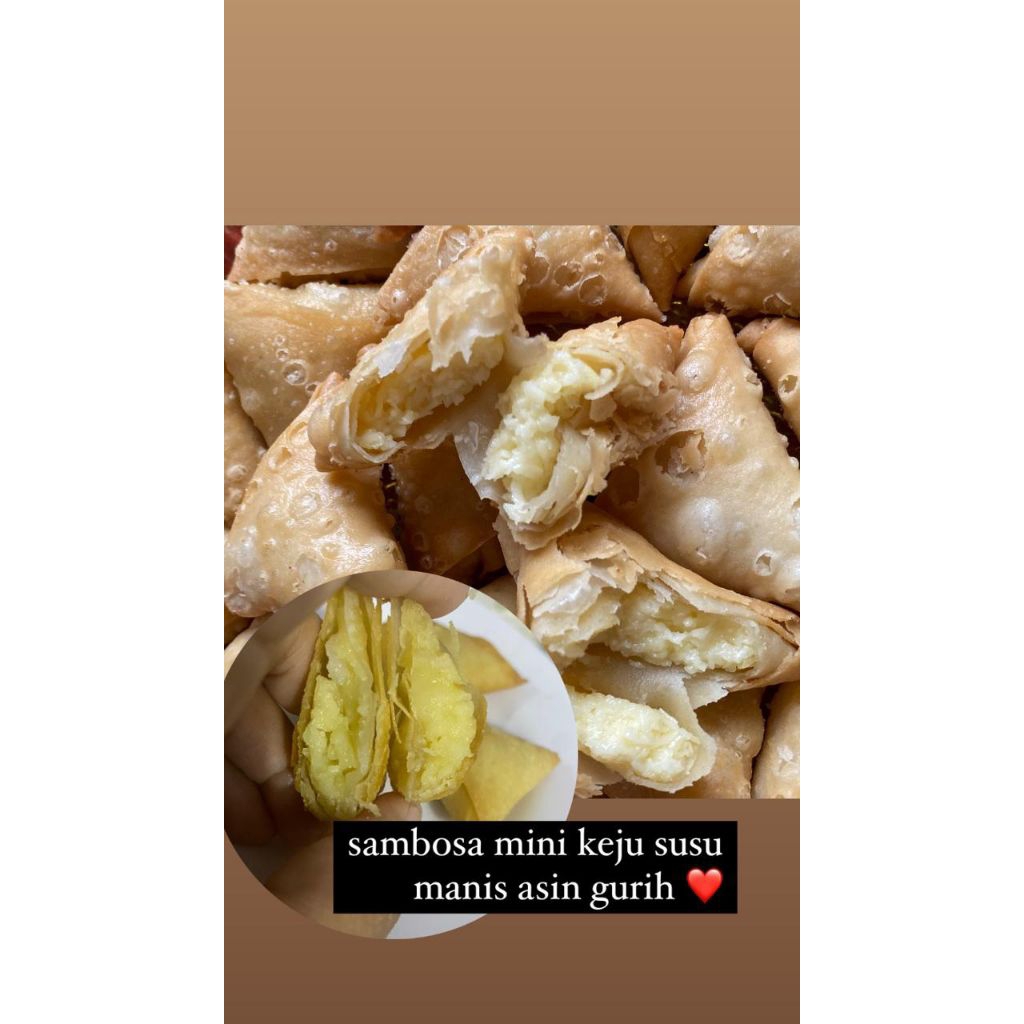 

Sambosa Mini Keju