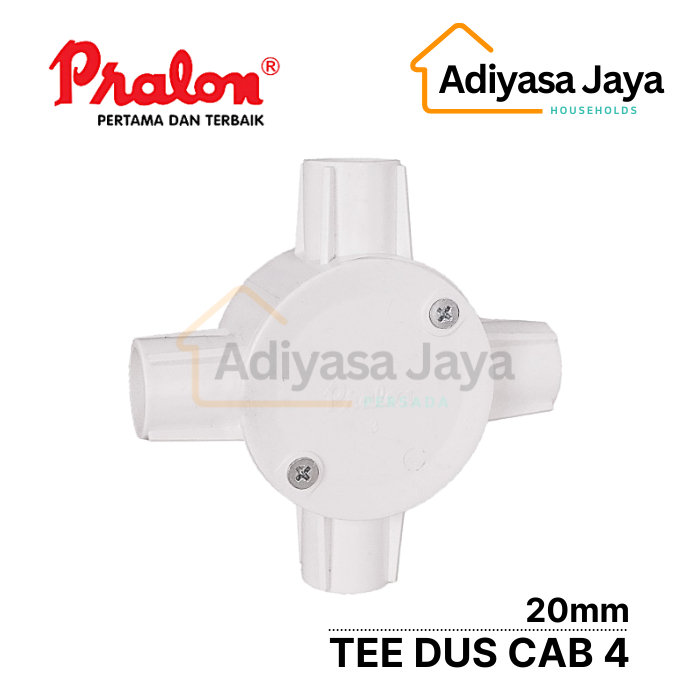 Tee Dus Conduit Cabang 4 20mm (Pralon) / Tdus / T Dus