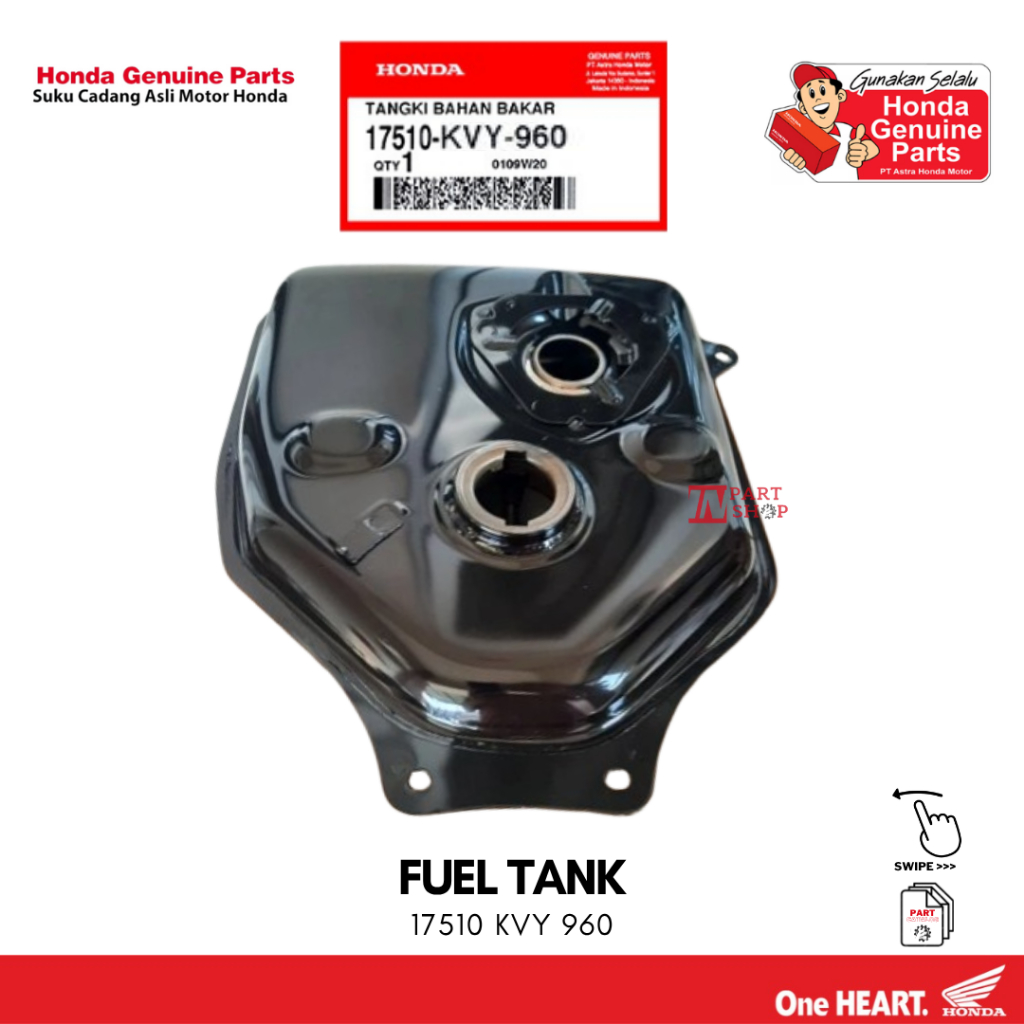 Tangki Bensin (Fuel Tank) - BeAT Karbu / 17510-KVY-960