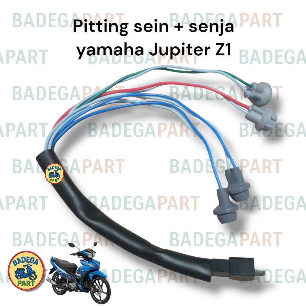 pitting kabel socket sein + senja lampu depan Yamaha Jupiter Z1 kode 1DY (sein + senja only)