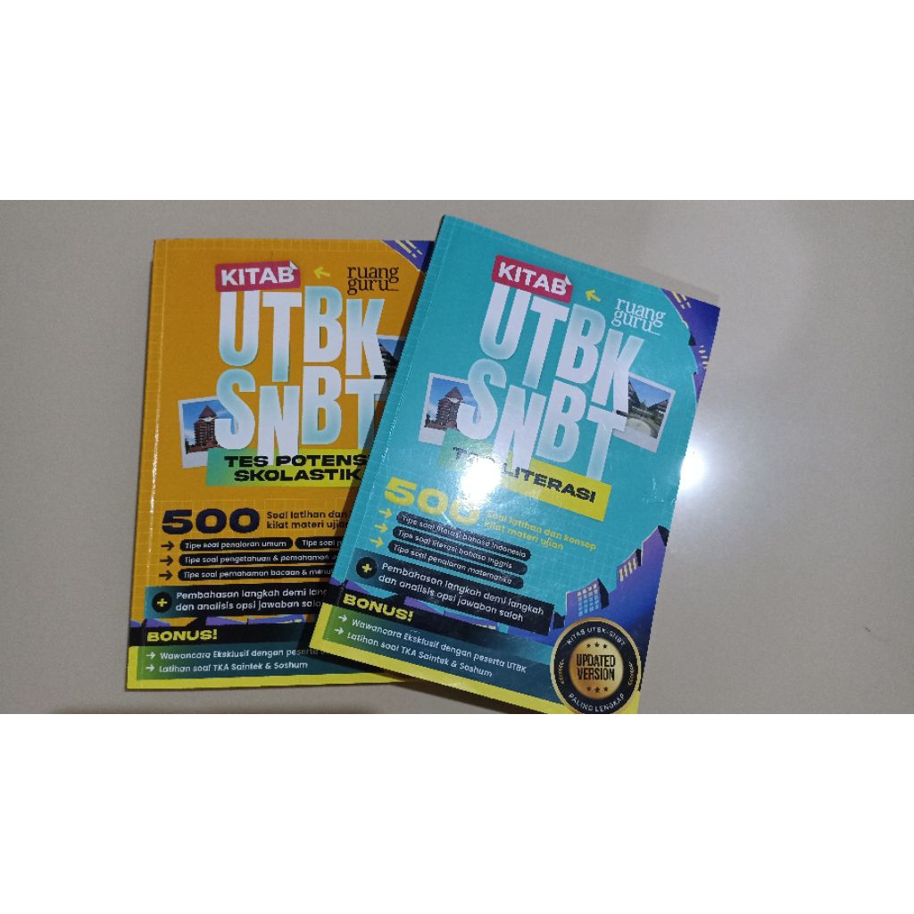 Buku Kitab Ruangguru UTBK SNBT TPS + Literasi
