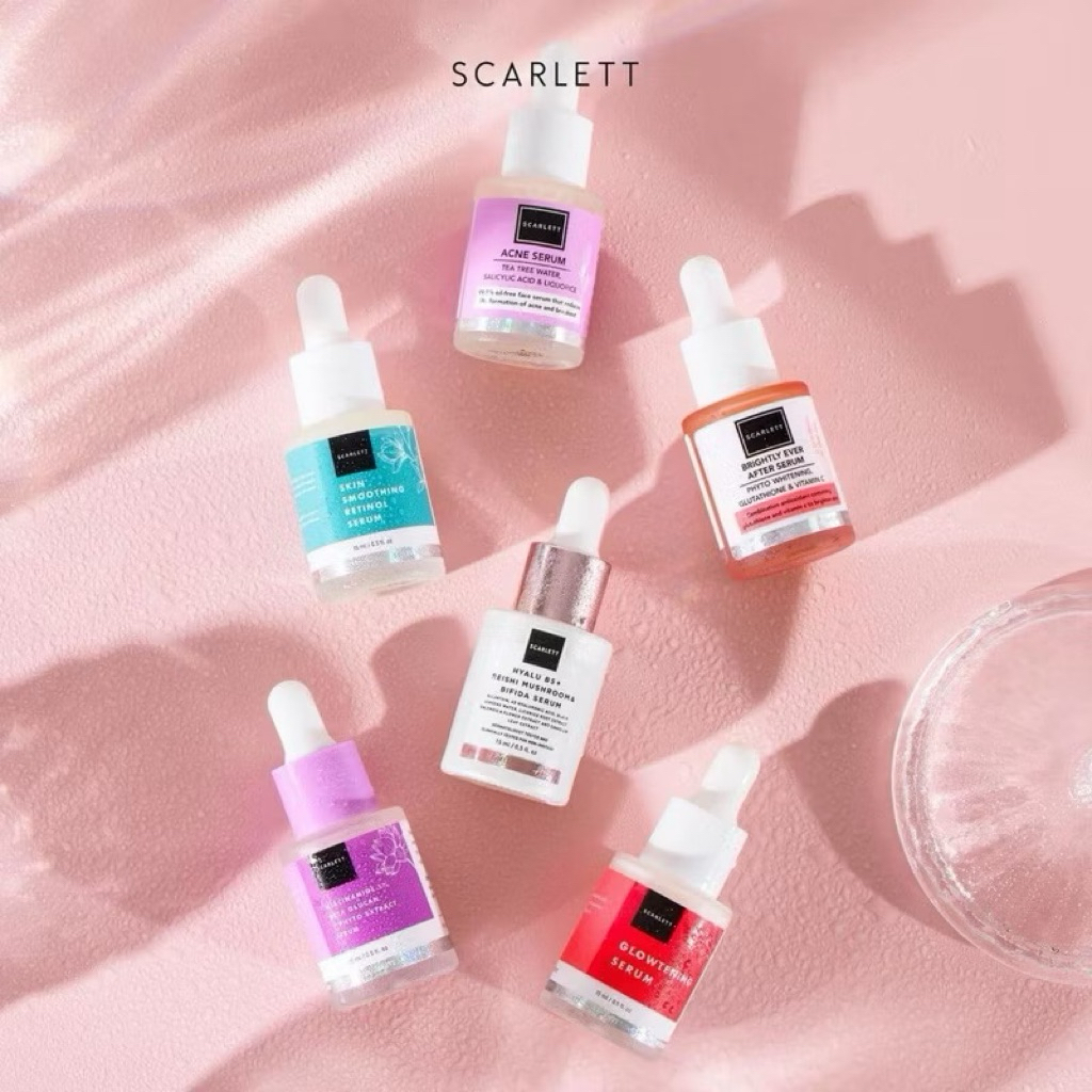Serum scarlett skin smoothing retinol serum , acne serum scarlett
