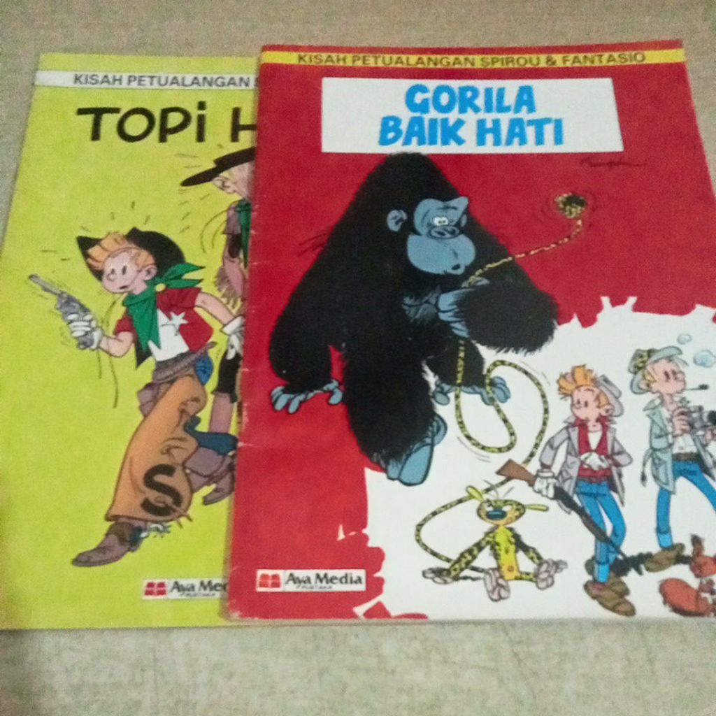 Komik kisah petualangan spirou & fantasio