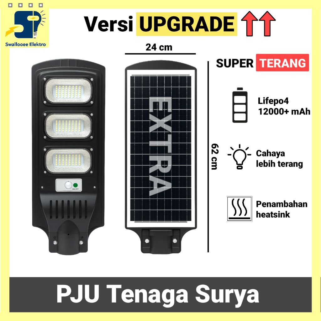 Lampu Tenaga Surya PJU Tenaga Surya Matahari versi UPGRADE