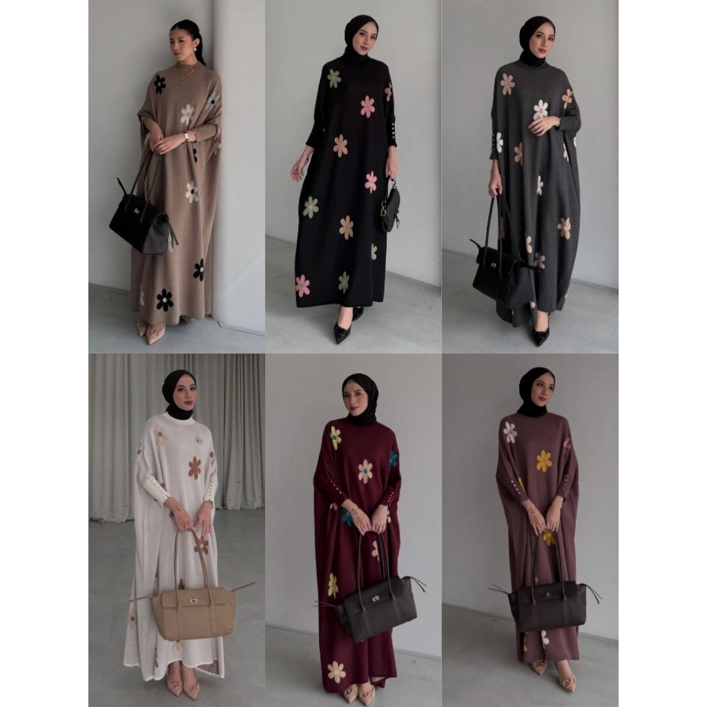 BATWING BLOSSOM DRESS ORI BY GONEGANI