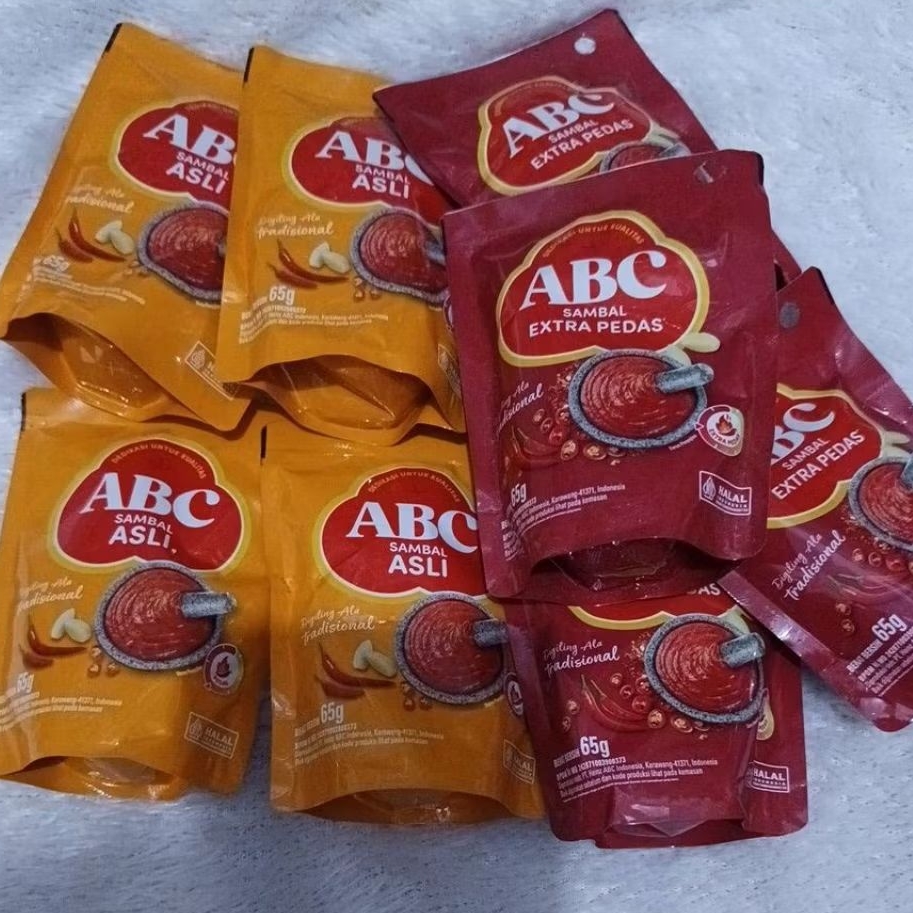 

3 pcs Refill Saos sambel Asli ABC net:65g