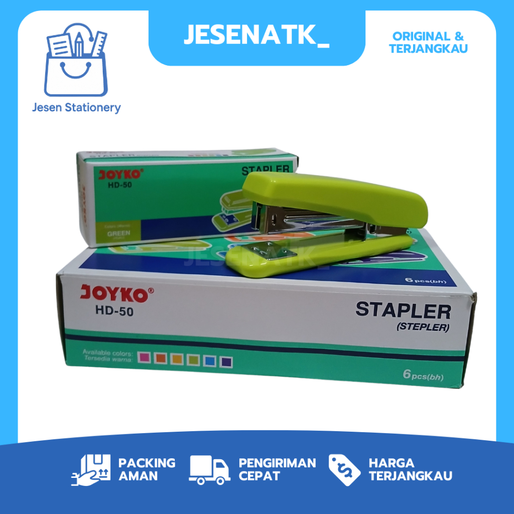 

Staples Joyko HD 50 Original: Mesin Staples Kuat, Jelas, Anti Macet 50 Lembar!