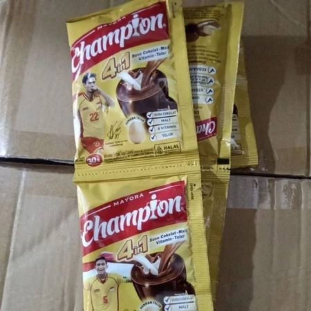 

1 Renteng Energen Champion Susu Bubuk Coklat 30gr 5 Sachet