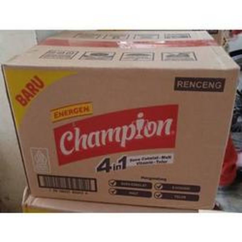 

1 Dus Energen Champion Susu Bubuk Rasa Coklat 24 x 5 Sachet