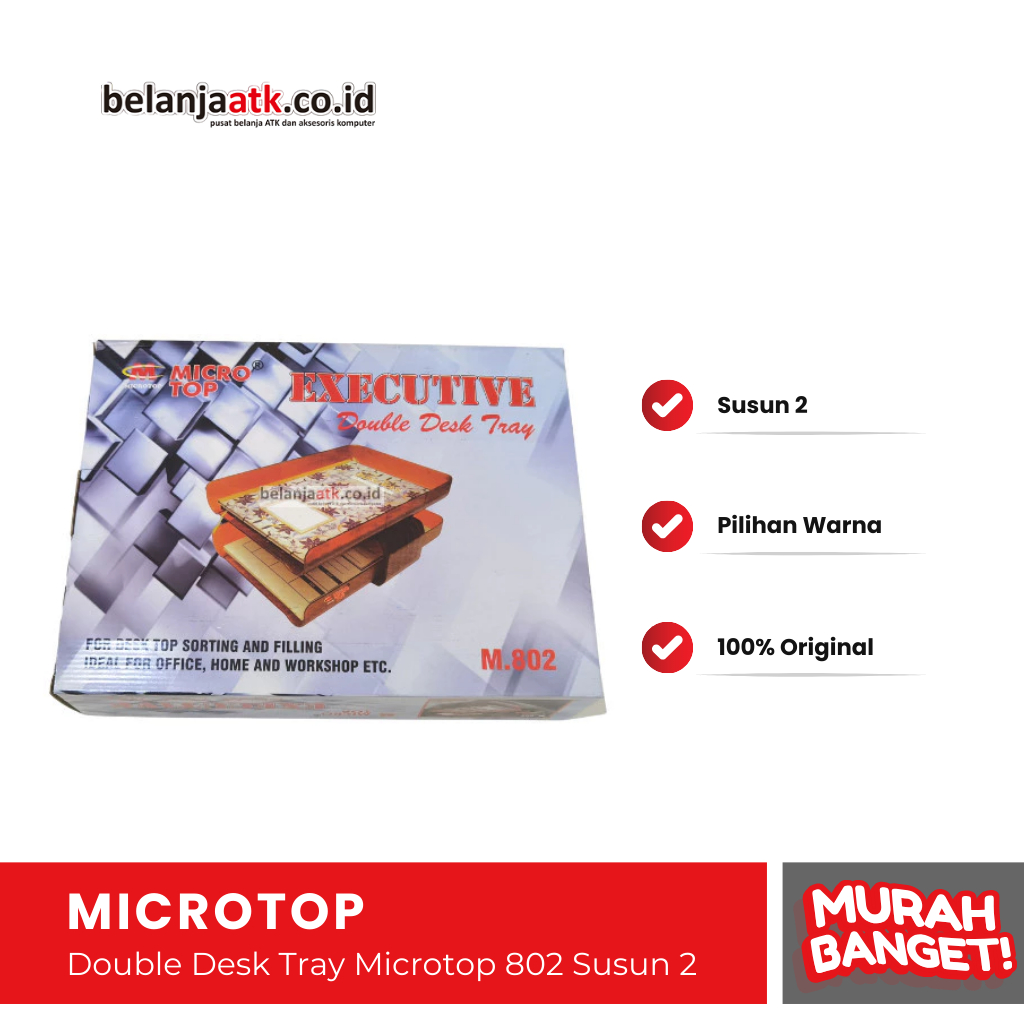 

Double Desk Paper Tray Microtop 802 Susun 2