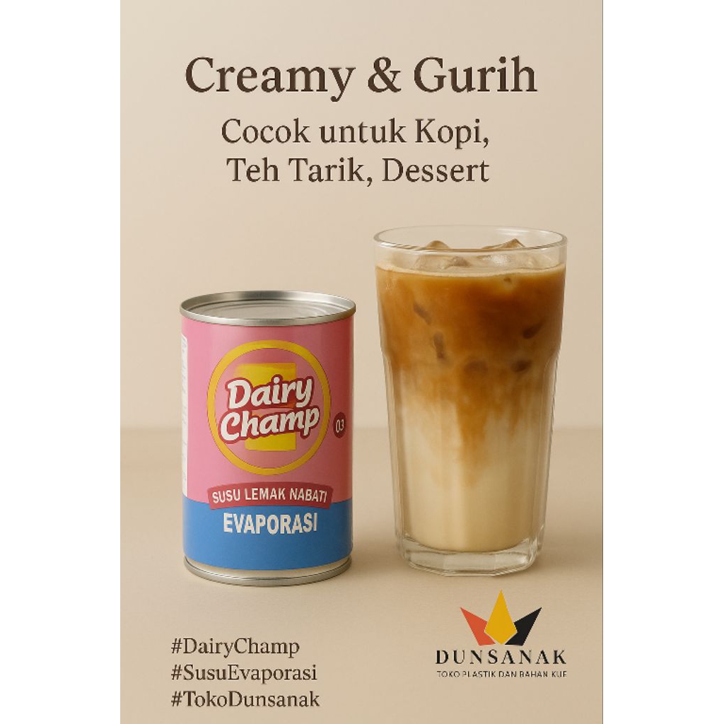 

Susu Evaporasi Dairy Champ