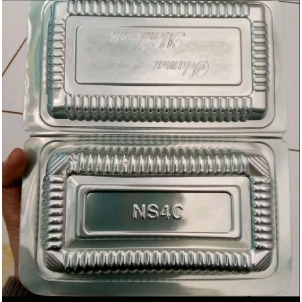 mika nasi kuning isi 100pcs plastik mika nasi kuning