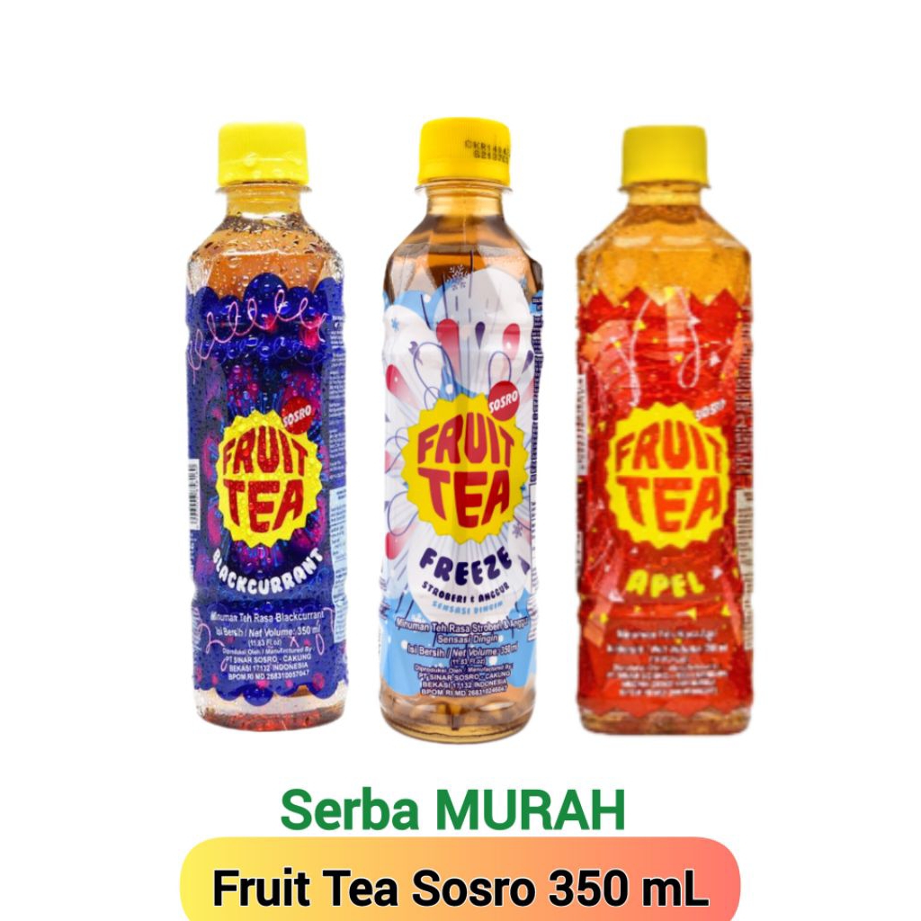

TERMURAH‼️Sosro Fruit Tea 350 mL