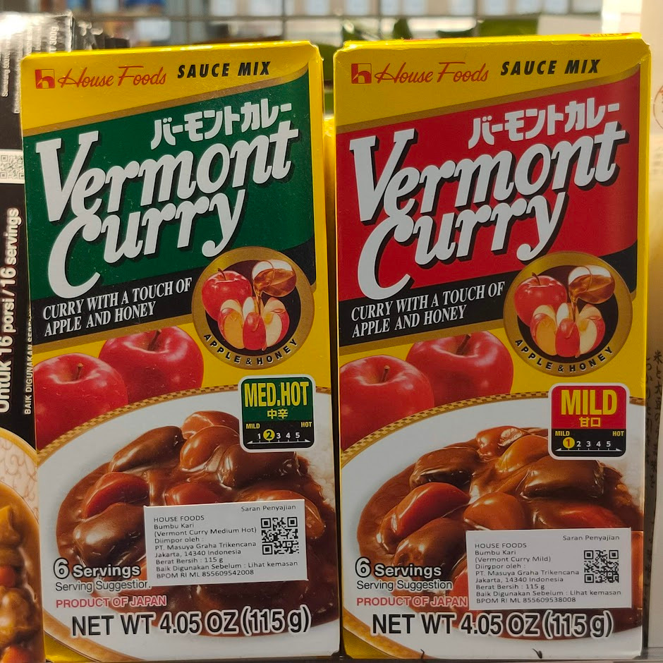 

House Vermont Curry Mild Japanese Curry Bumbu Instan Kari Jepang / Vermont Curry