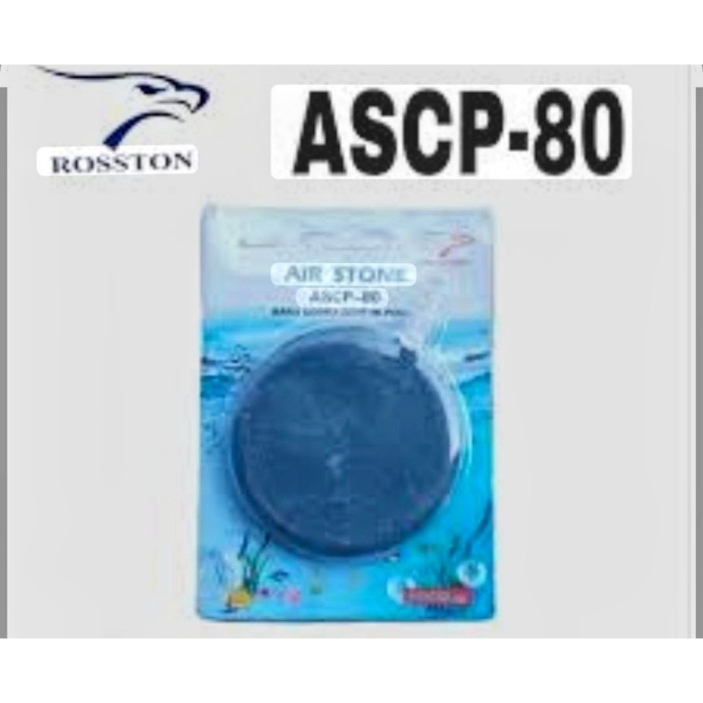 Airstone batu aerator batu aerasi bulat piring pipih 8 cm