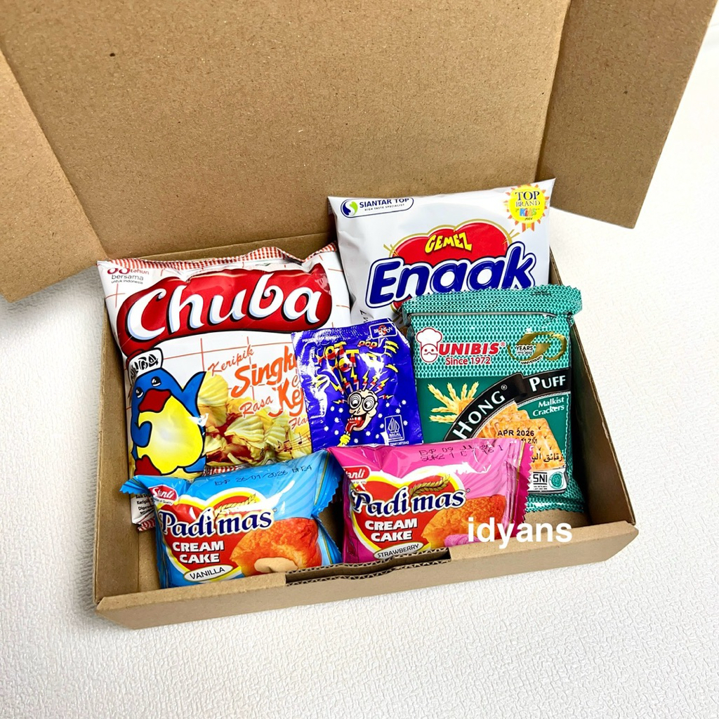 

HAMPERS SNACK JADUL / KADO JAJANAN JADUL / BINGKISAN SNACK JADUL / HADIAH / SOUVENIR / SNACK JADUL / HAMPERS JAJANAN / GRADUATION / BINGKISAN ULANG TAHUN / JAJANAN 90AN / KADO MILENIAL