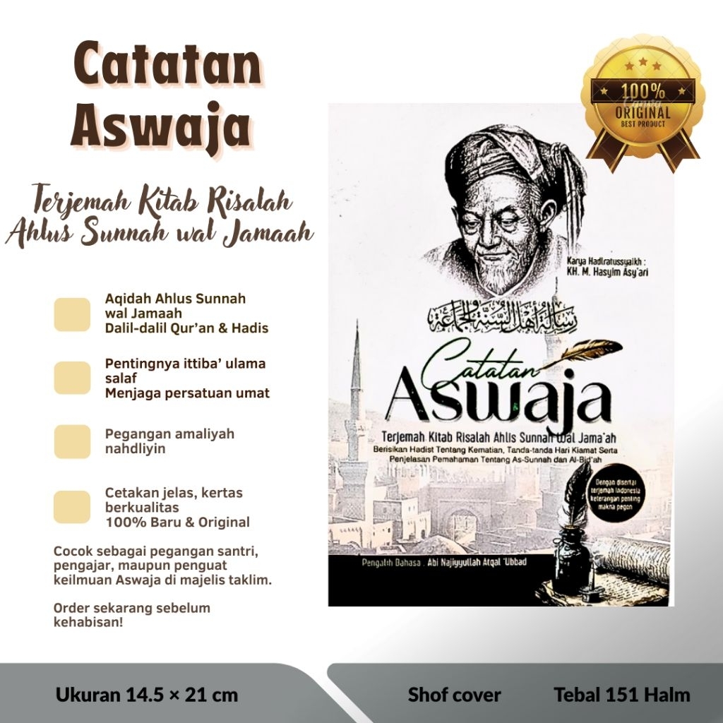Terjemah Risalah Ahlussunnah Wal Jamaah Lengkap Makna Pesantren Lirboyo Catatan Aswaja