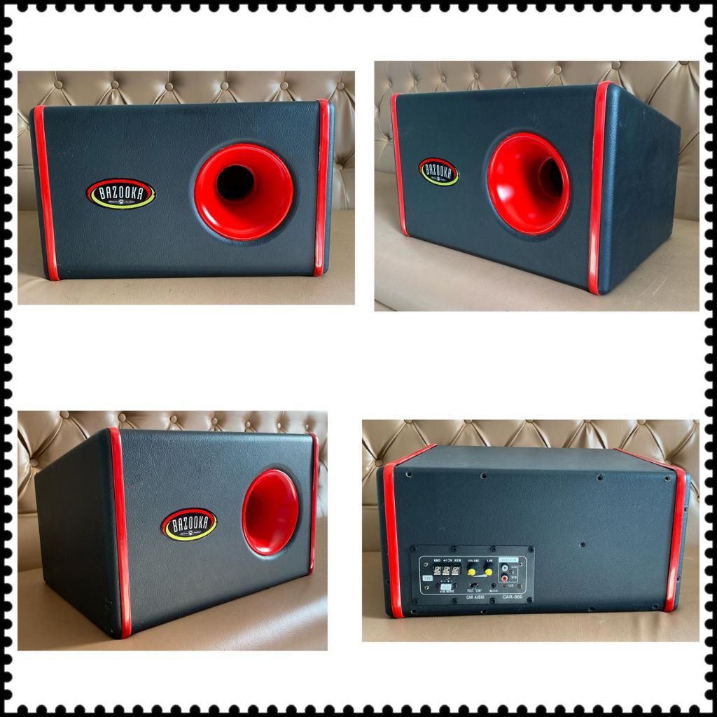 Basstube Aktif Mobil / Subwoofer Bazooka - Ukuran 7 Inch & 8 inch | Bass Mobil Powerful