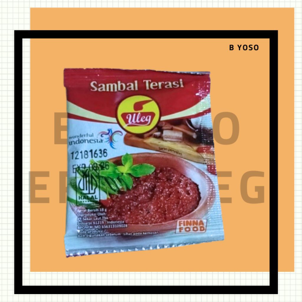 

Sambal terasi finna uleg 18gr per pcs