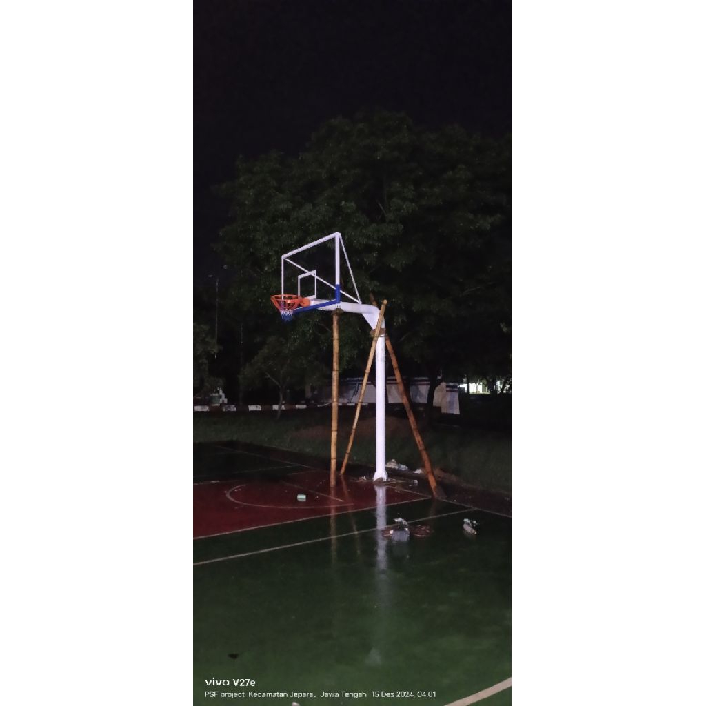 tiang ring basket tanam