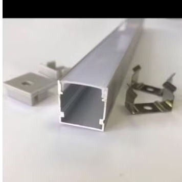 cover/housing/kap aluminium led strip/strip led type U 20mm x 15mm 1 meter/100cm