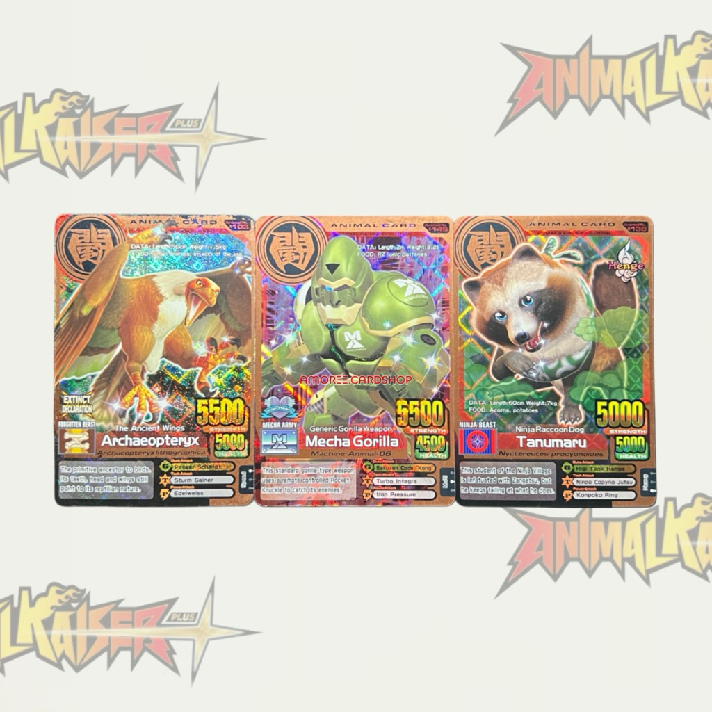 Animal Kaiser Bronze Evo 1 3 4 Animal Card