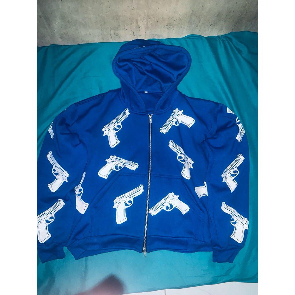 hoodie streetgun 88apparel blue