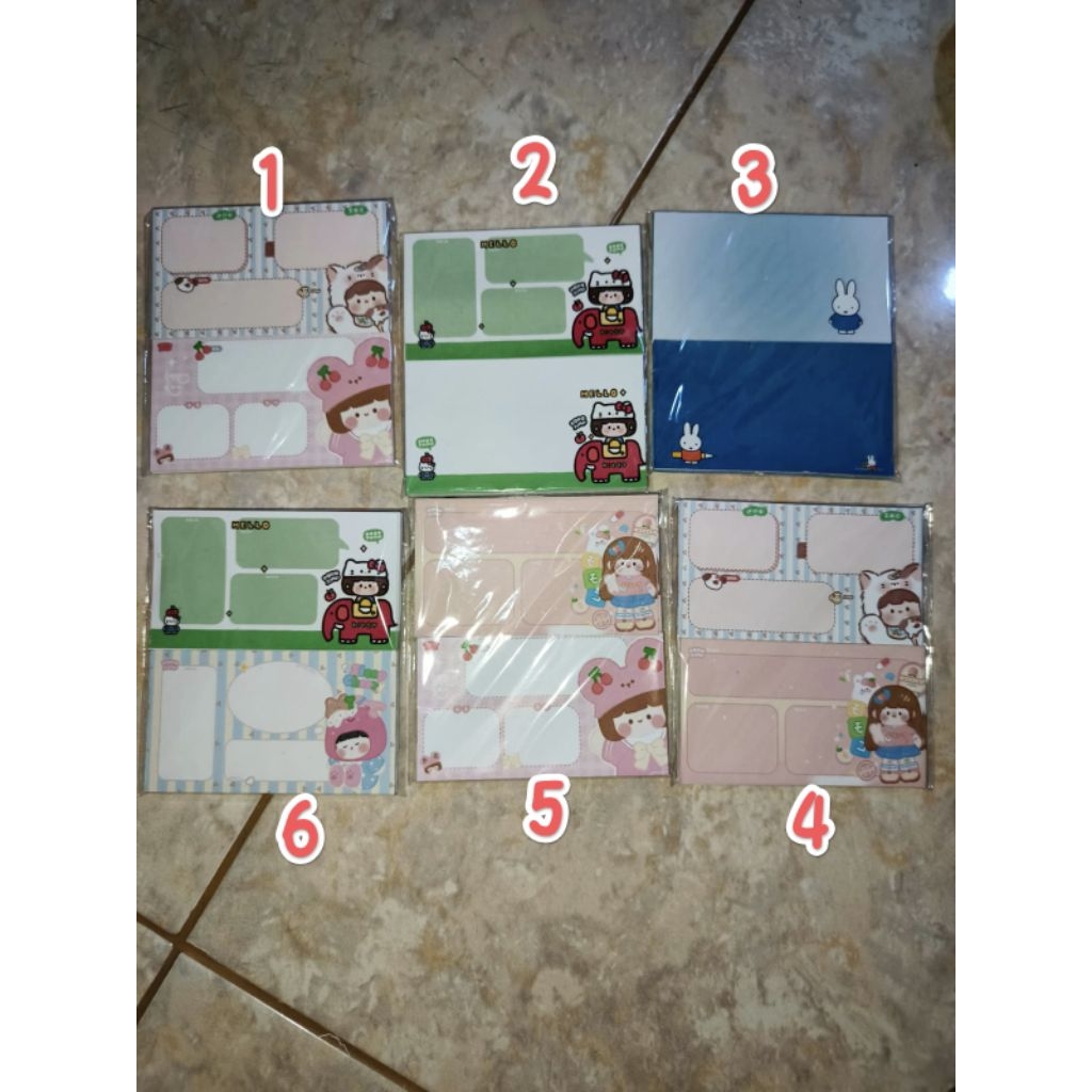 

DarkraiGee - Memo Lucu Karakter Kartun isi 2 memo