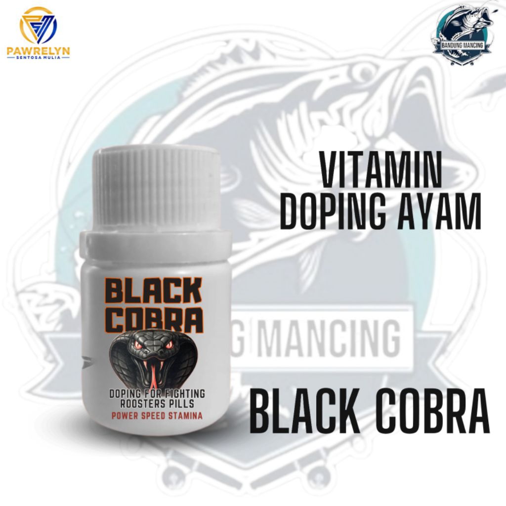 Bandung - Black Cobra Doping Ayam Aduan Terbaik Asli Original Import  Pil kapsul