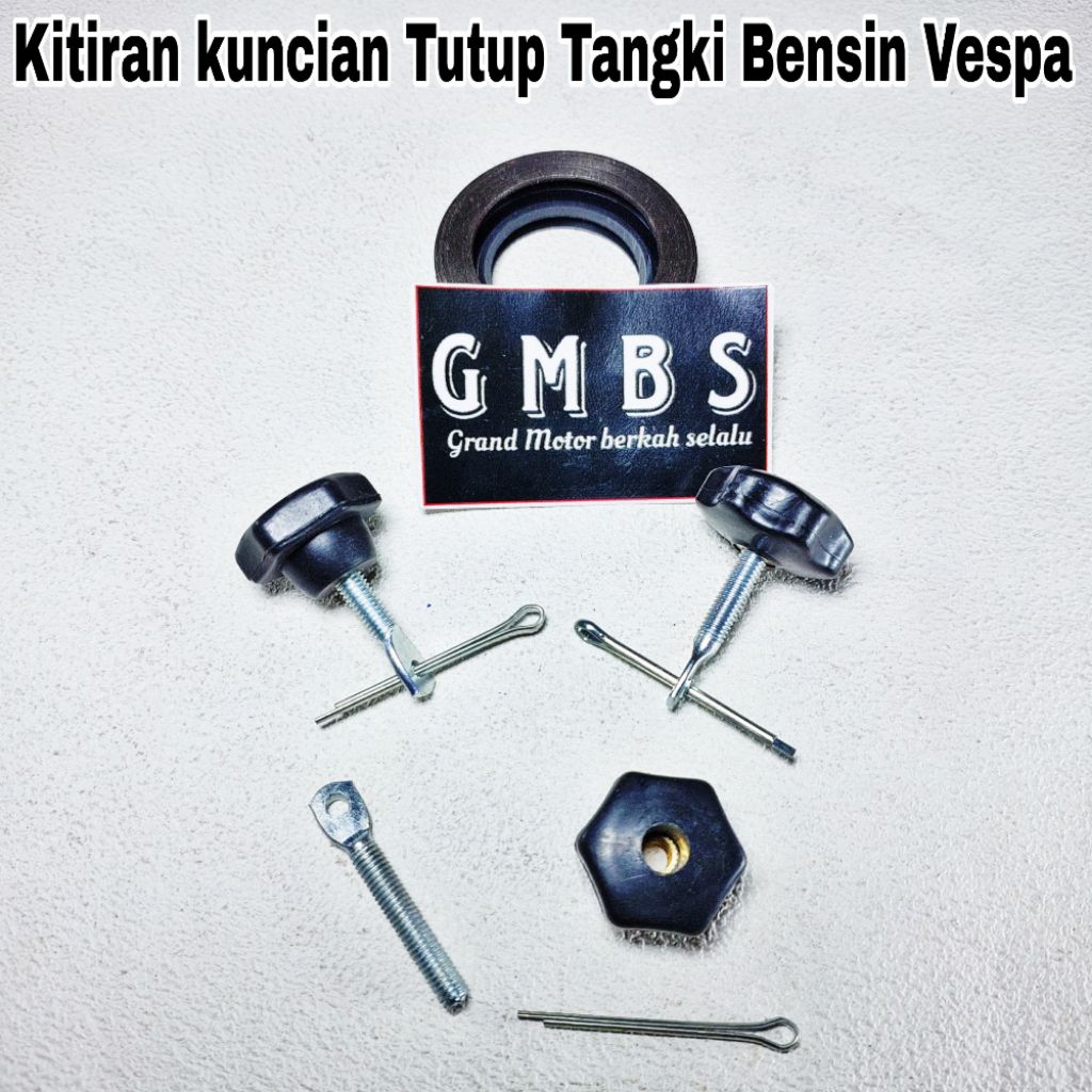 Baut Mur Kitiran Tutup Tangki Vespa Super Sprint VBA VBB VNB VGLA VGLB Kongo PTS Special PX